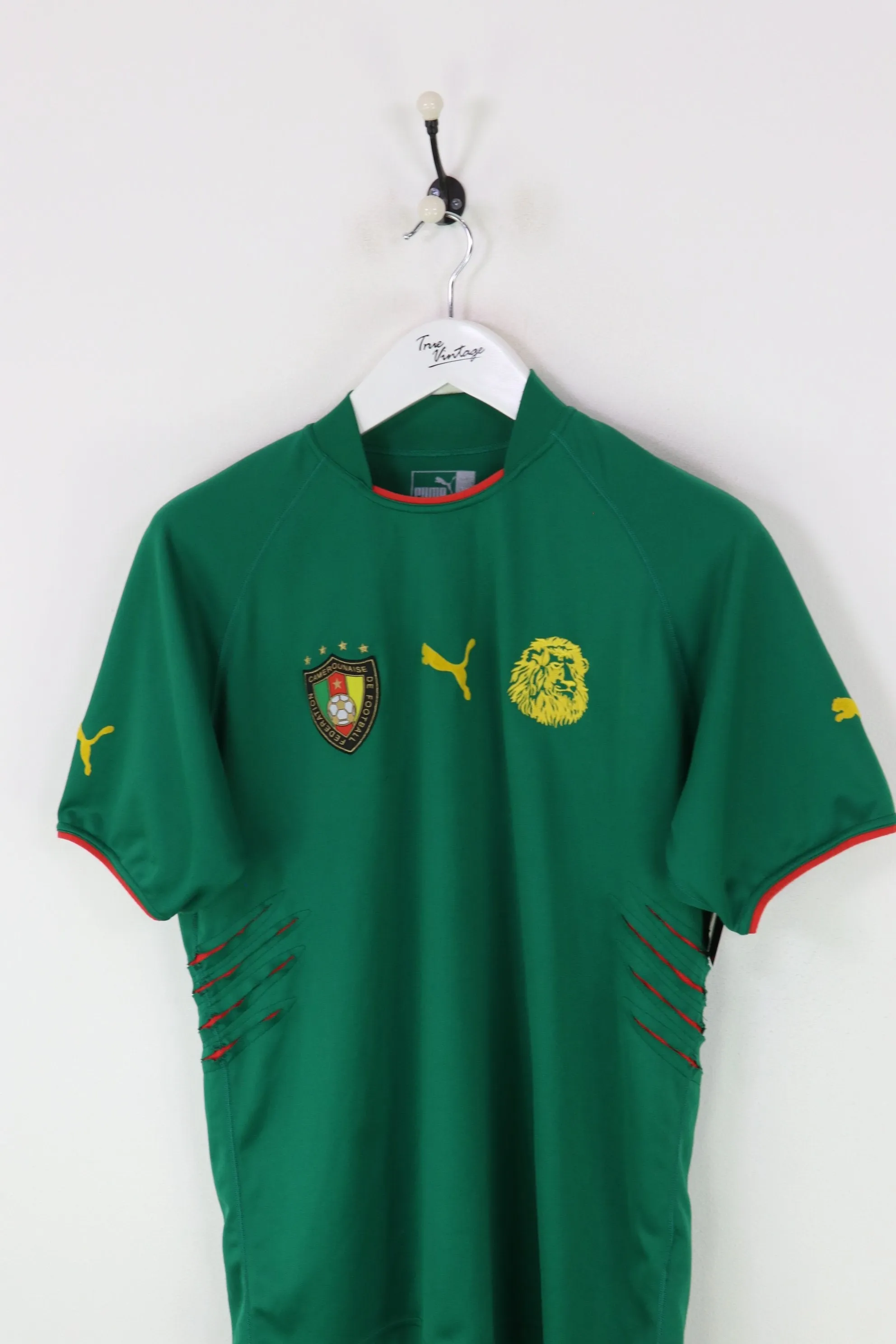 Puma Cameroon Football Shirt Green Large