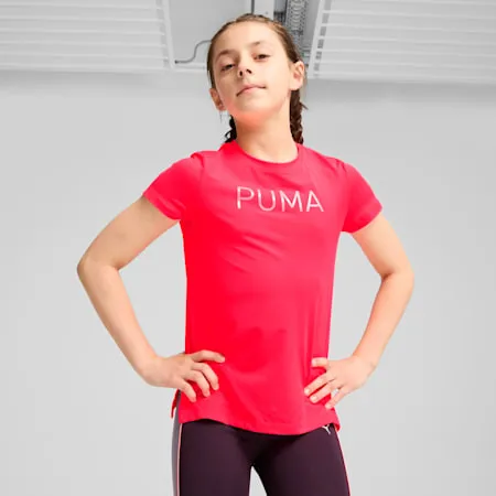 PUMA FIT Tee - Girls 8-16 years | Sunset Glow | PUMA Exclusion List | PUMA 