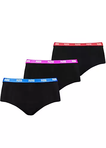 Puma Pack of 3 Mini Briefs | Grattan