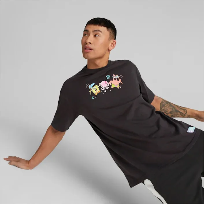 Puma Spongebob Graphic Tee Black