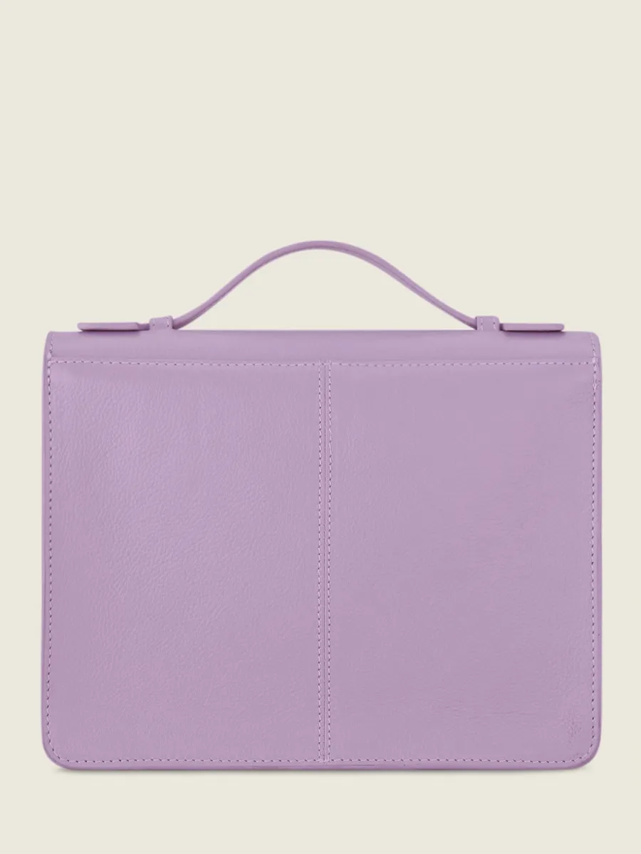 Purple Leather Cross-Body Bag for Women - Simone Pastel Lilac | PAUL MARIUS