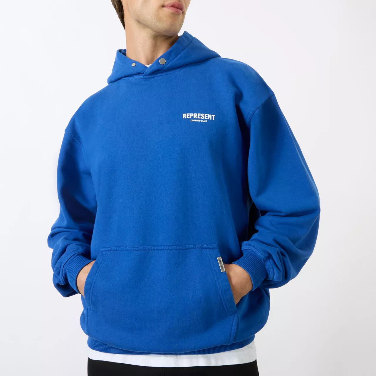 REPRESENT Owners Club Logo Hoodie - Blue