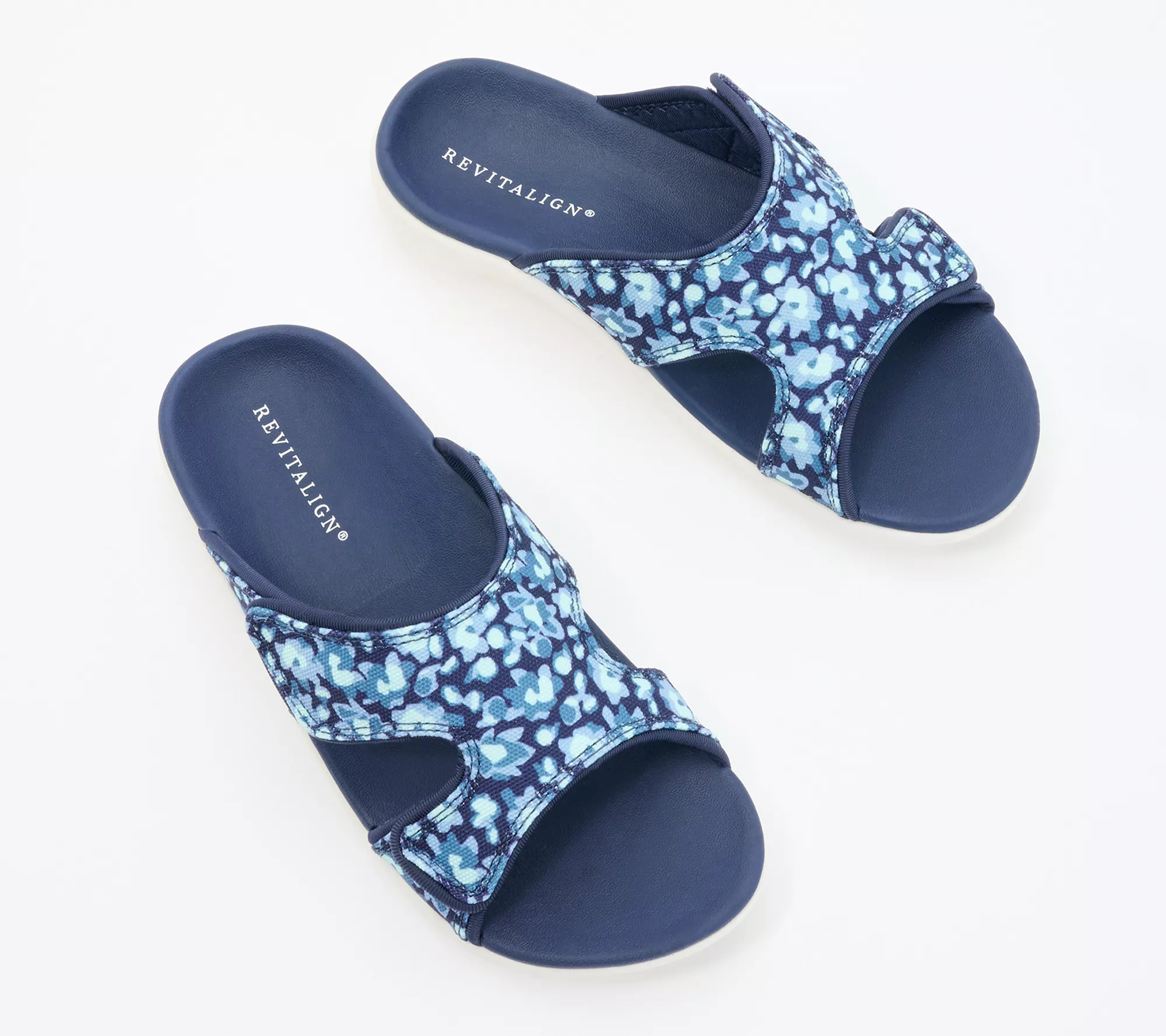 Revitalign Orthotic Printed Slide Sandals - Kholo Mod Floral