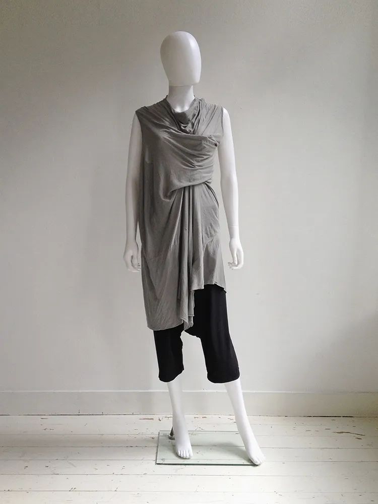 Rick Owens DRKSHDW grey tornado tunic