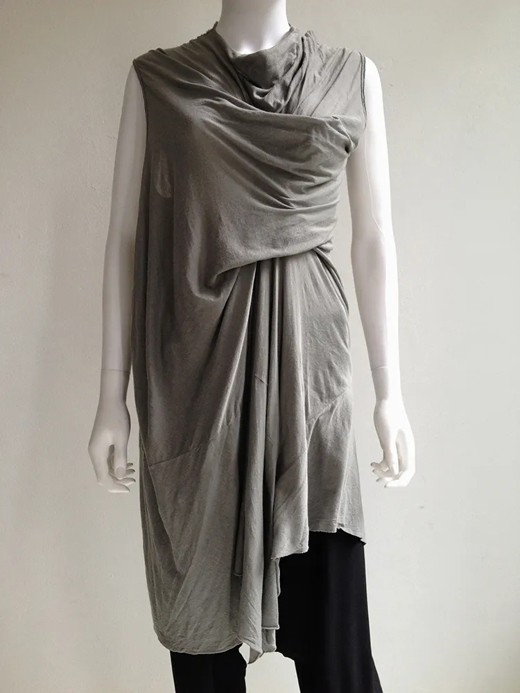 Rick Owens DRKSHDW grey tornado tunic