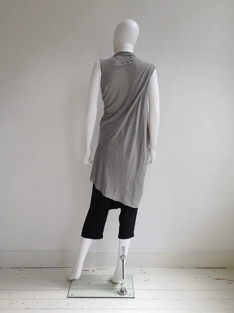 Rick Owens DRKSHDW grey tornado tunic