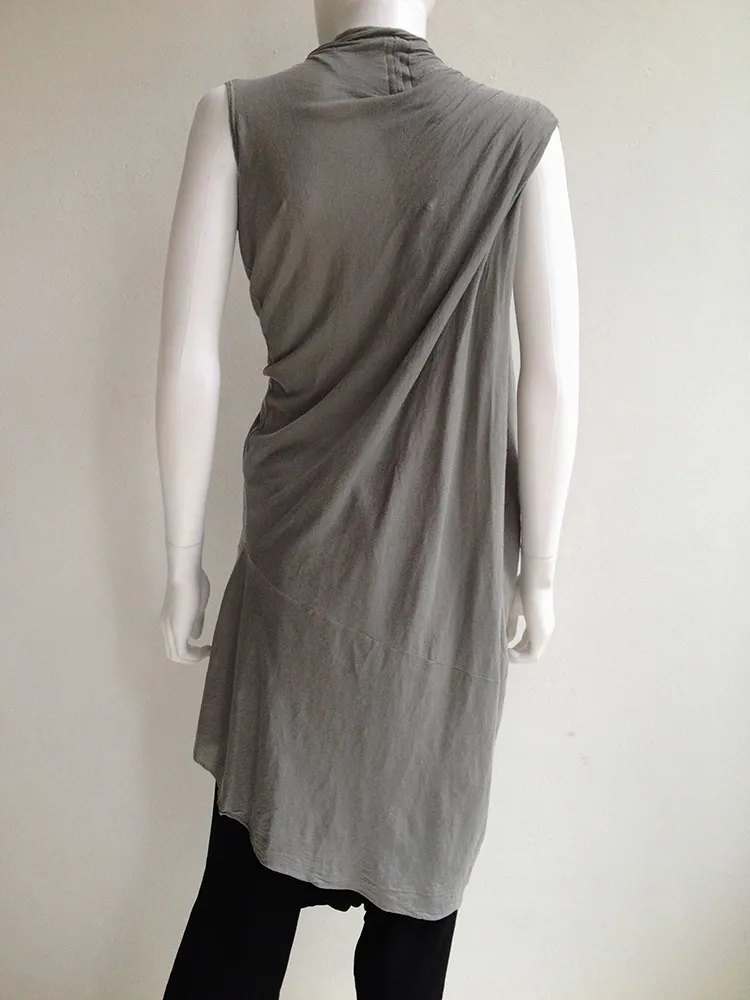 Rick Owens DRKSHDW grey tornado tunic