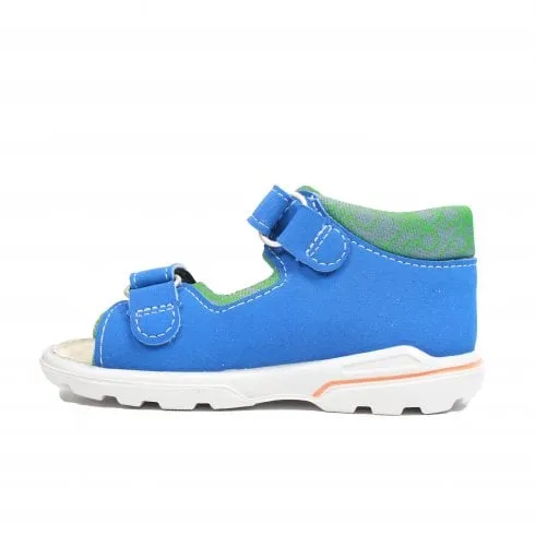 Ricosta Franky | Azur/Grau | Boys Rip Tape Sandals