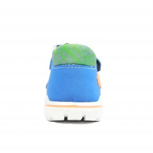 Ricosta Franky | Azur/Grau | Boys Rip Tape Sandals