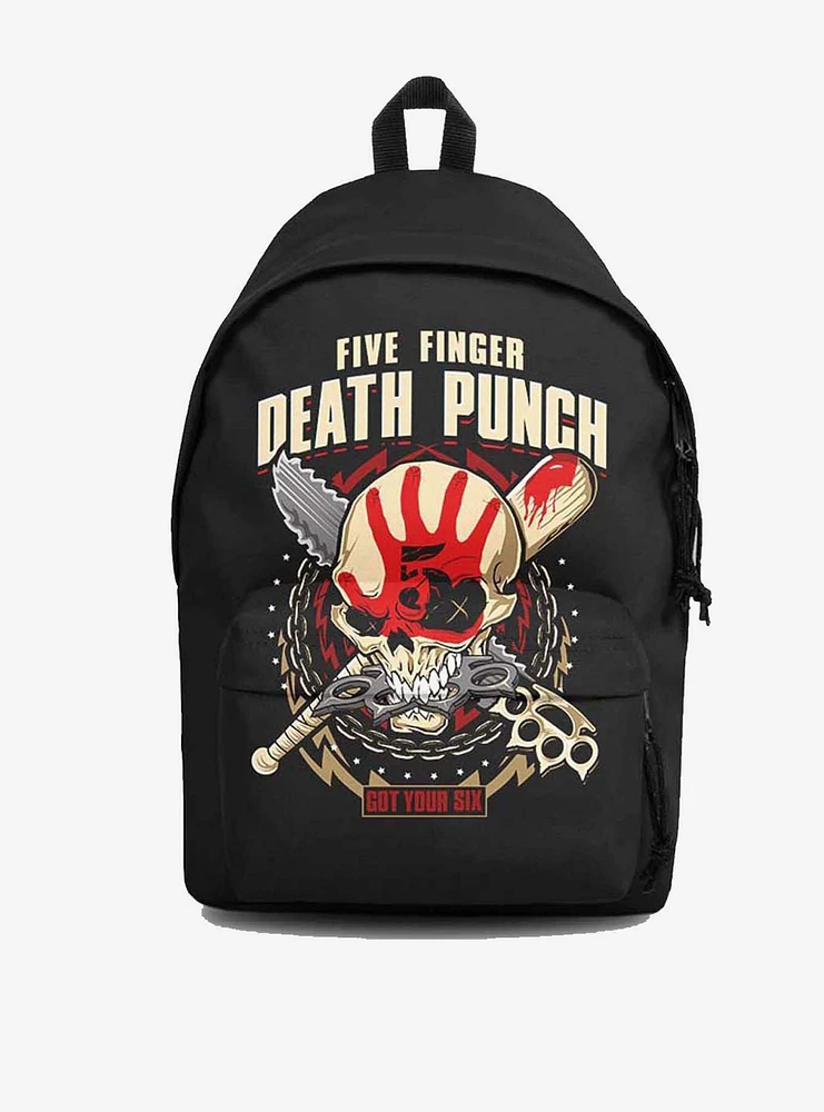 Rocksax Five Finger Death Punch Got Your Six Backpack