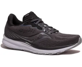 Saucony Mens Ride 14 Running Shoe- Charcoal/Black