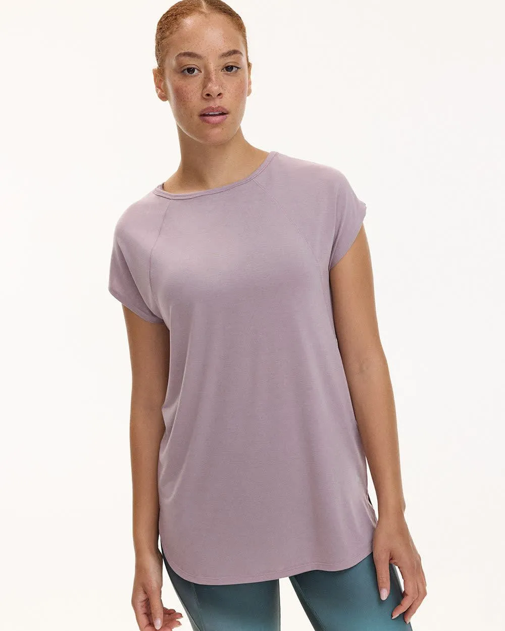 Short-Sleeve U-Neck Tunic - Hyba