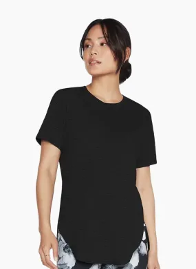 Skechers Go Dri Swift Tunic Tee - Bold Black