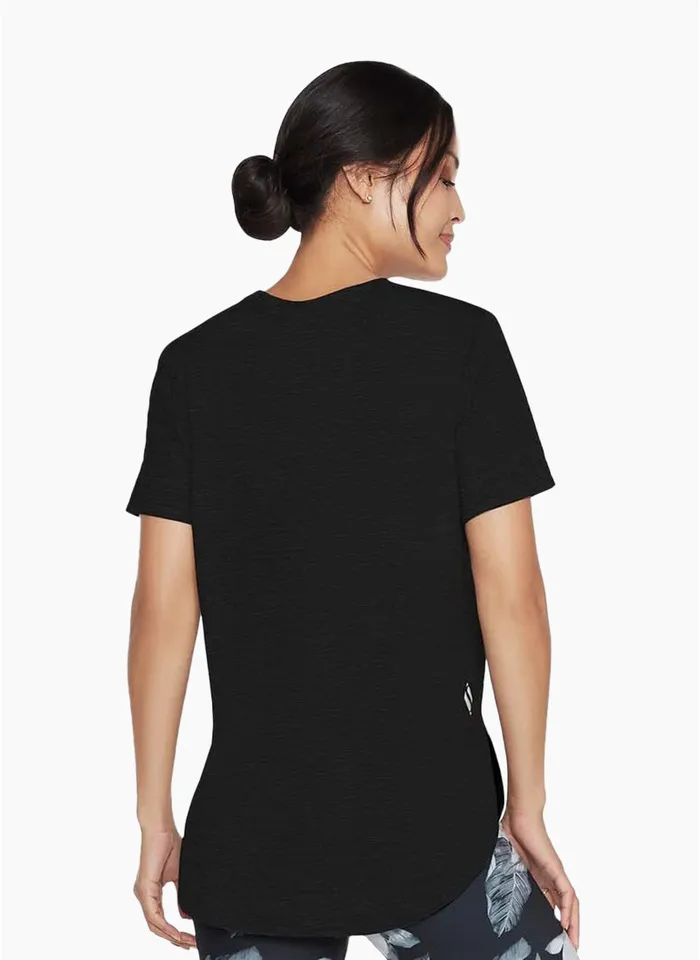 Skechers Go Dri Swift Tunic Tee - Bold Black