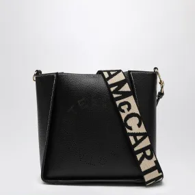 Stella McCartney    Stella Mc Cartney Black Stella Logo Cross Body Bag