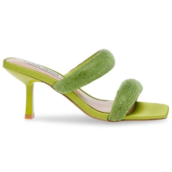 Steve Madden Top-Notch Neon Lime Jellystone Sandals