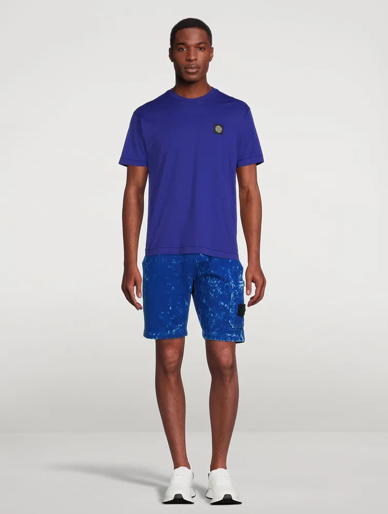 STONE ISLAND Off-Dye Fleece Shorts