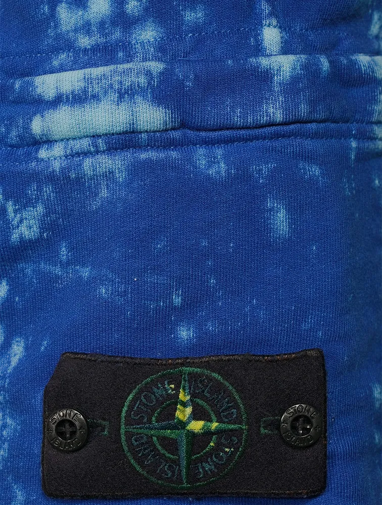 STONE ISLAND Off-Dye Fleece Shorts