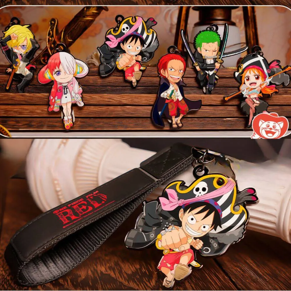 Straw Hat Crew One Piece Keychain Set