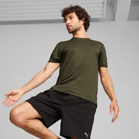 STUDIO CLOUDSPUN Men's Mesh Tee | Dark Olive | PUMA New Arrivals | PUMA 