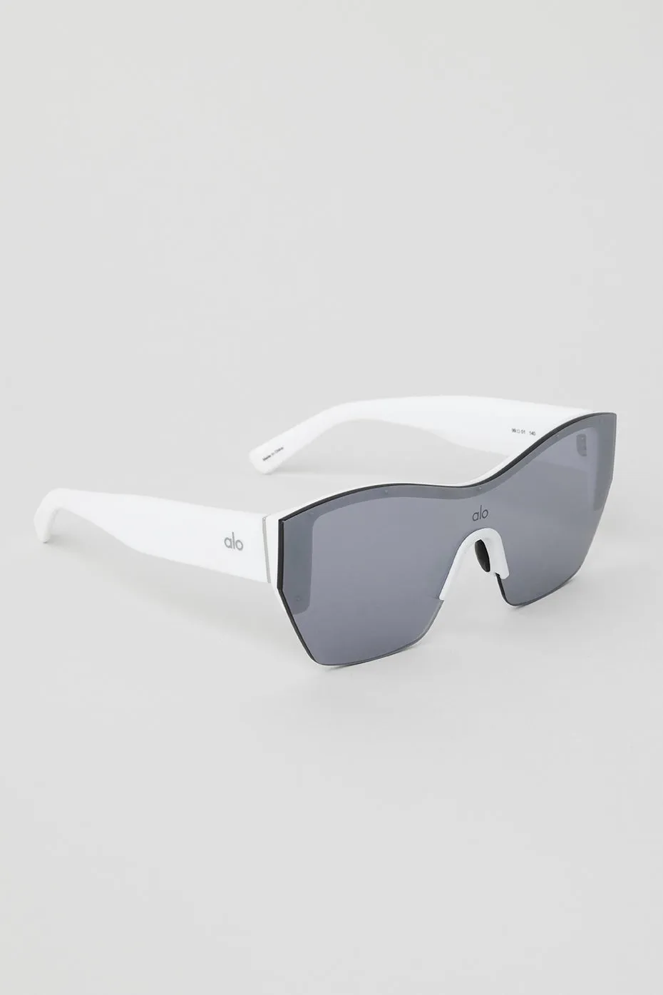 Stunner Sunglasses - Gunmetal/White