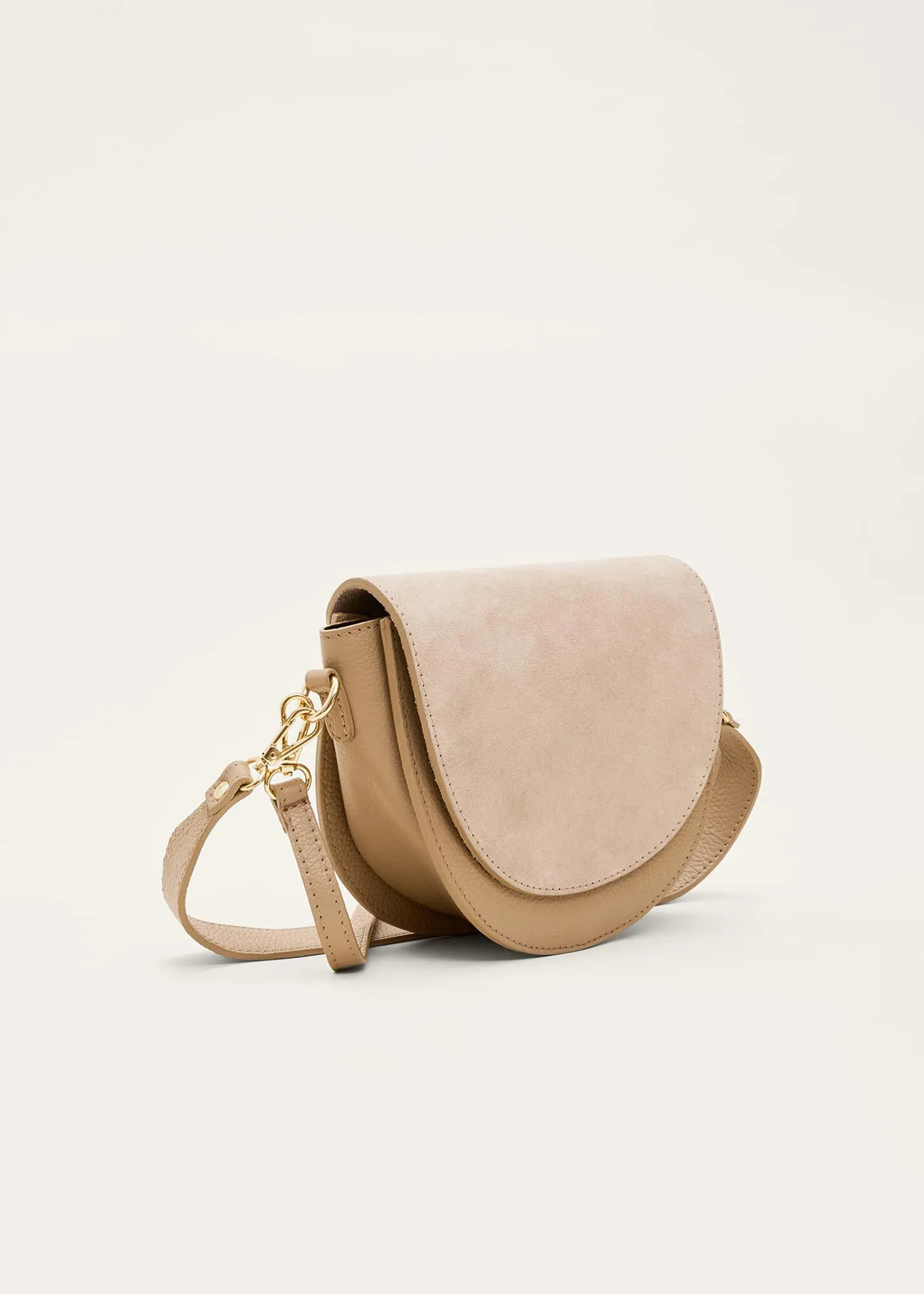 Suede Leather Cross Body Bag