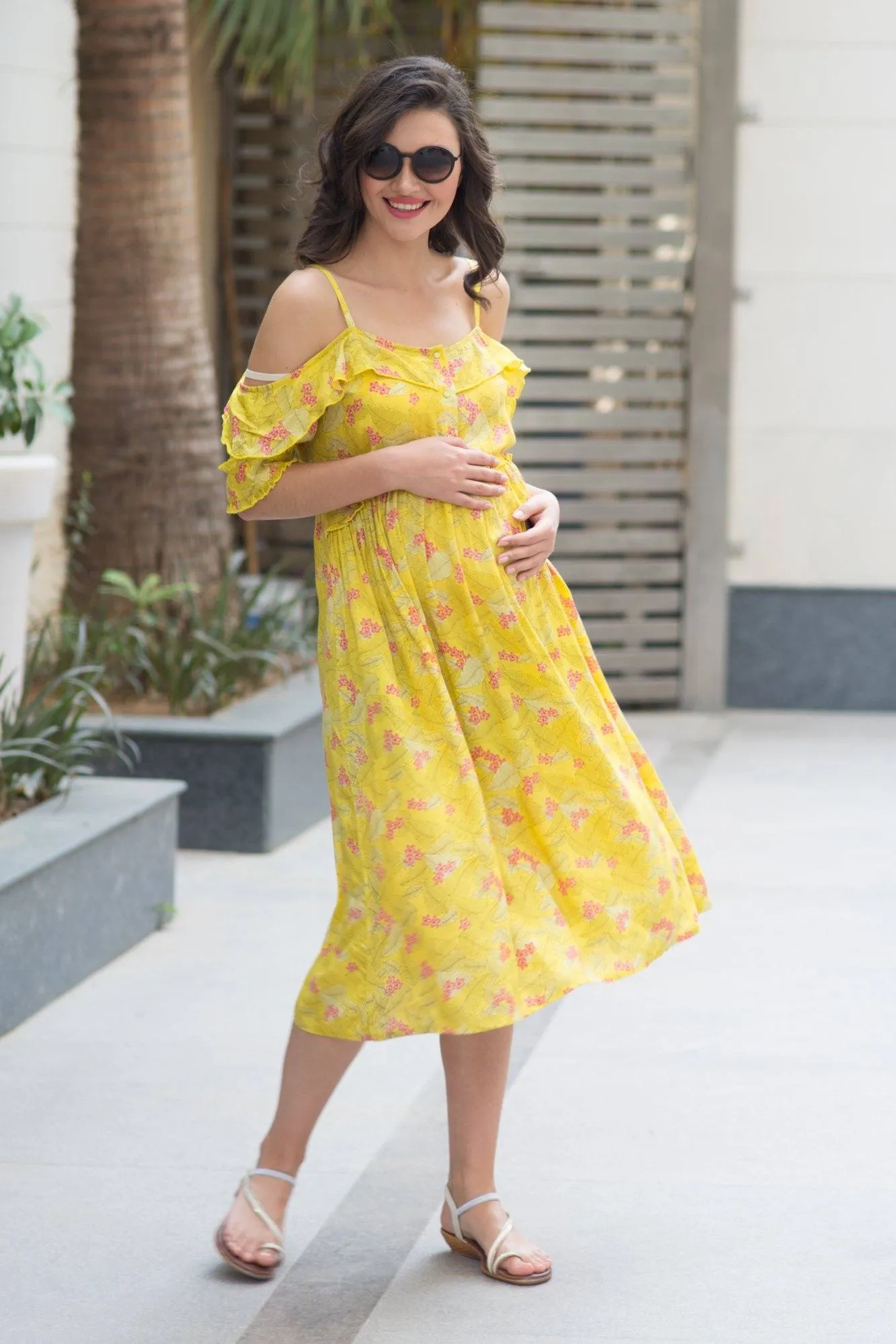 Summer Lovin' Front Zip Maternity & Nursing Maxi