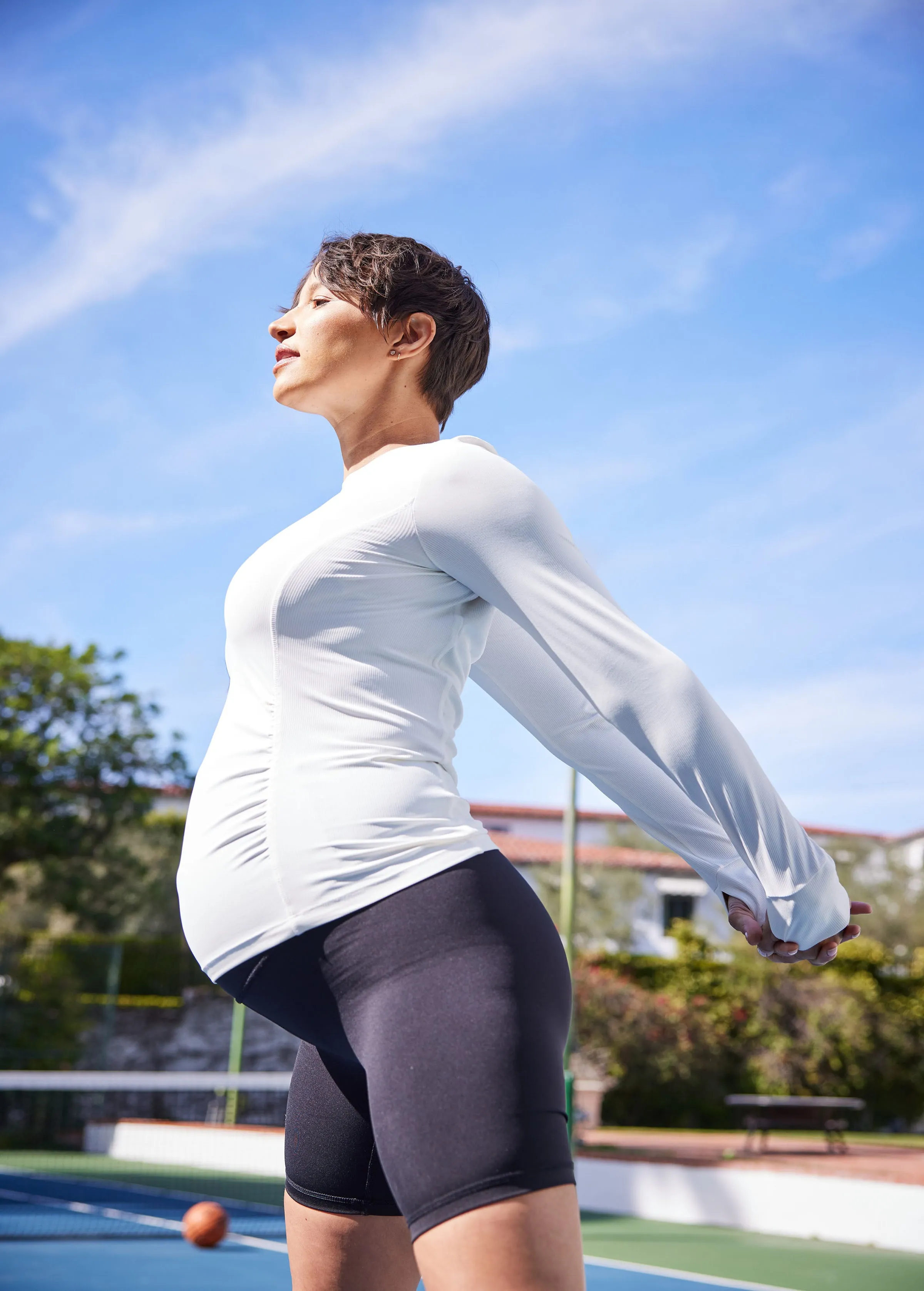 The Smooth Ride Maternity Black Bike Short