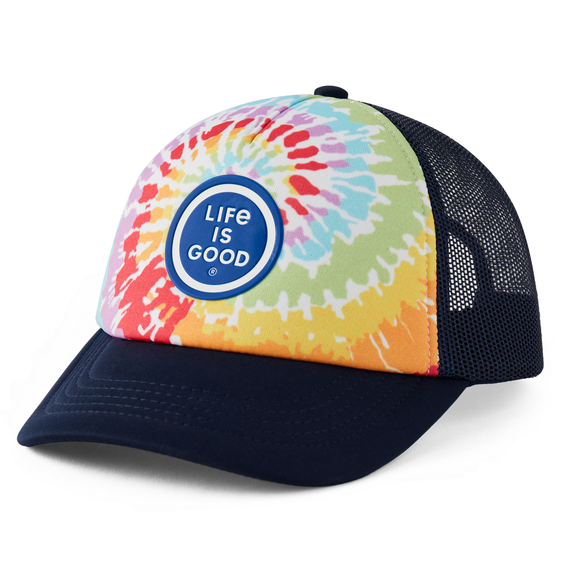 Tie Dye Coin Kids Trucker Hat