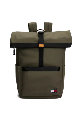 Tommy hilfiger  Backpack with flap - Khaki