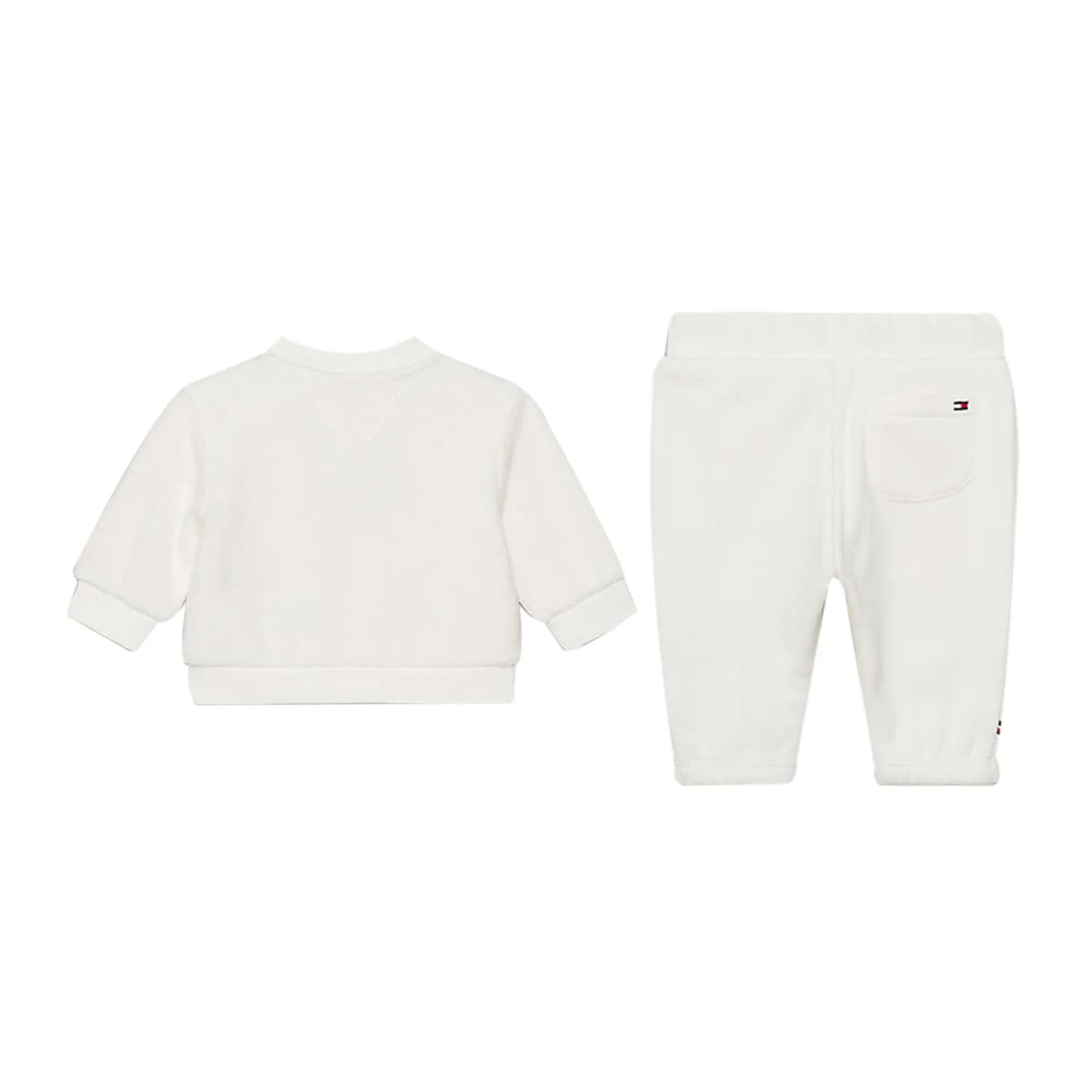 Tommy Hilfiger White Crew Neck Tracksuit And Jogging