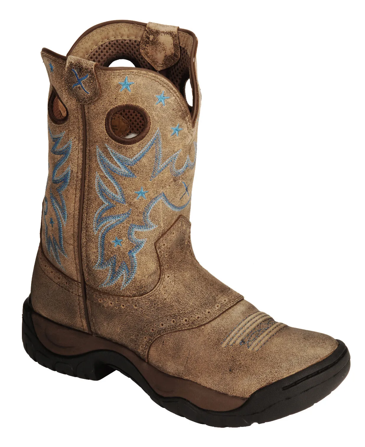 Twisted X Women's Distressed All Around Barn Boot - Round Toe