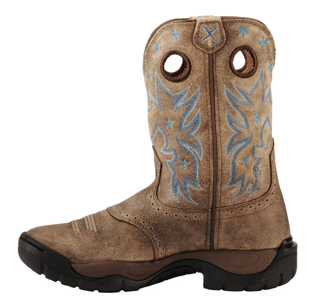 Twisted X Women's Distressed All Around Barn Boot - Round Toe