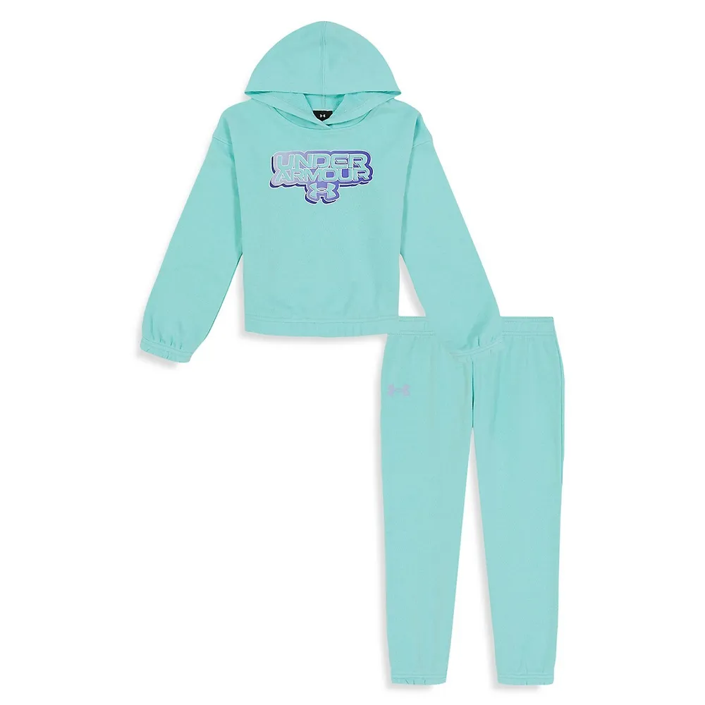 Under Armour Little Girl's UA Reset 2-Piece Hoodie Set