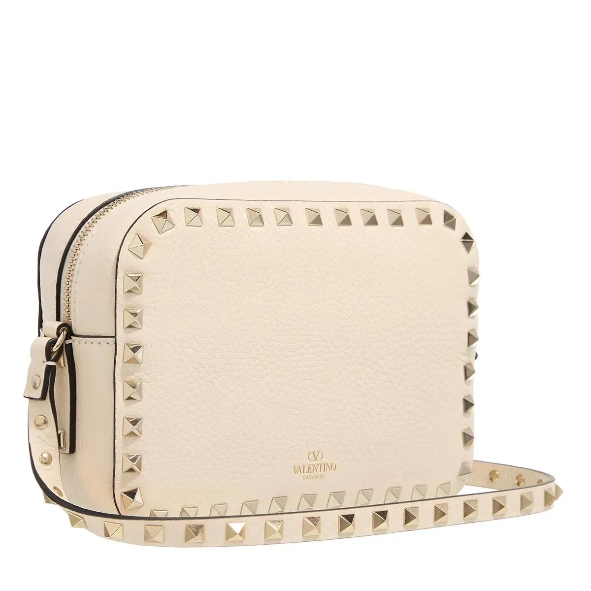 Valentino Garavani  Cross Body Bag Rockstud Light Ivory