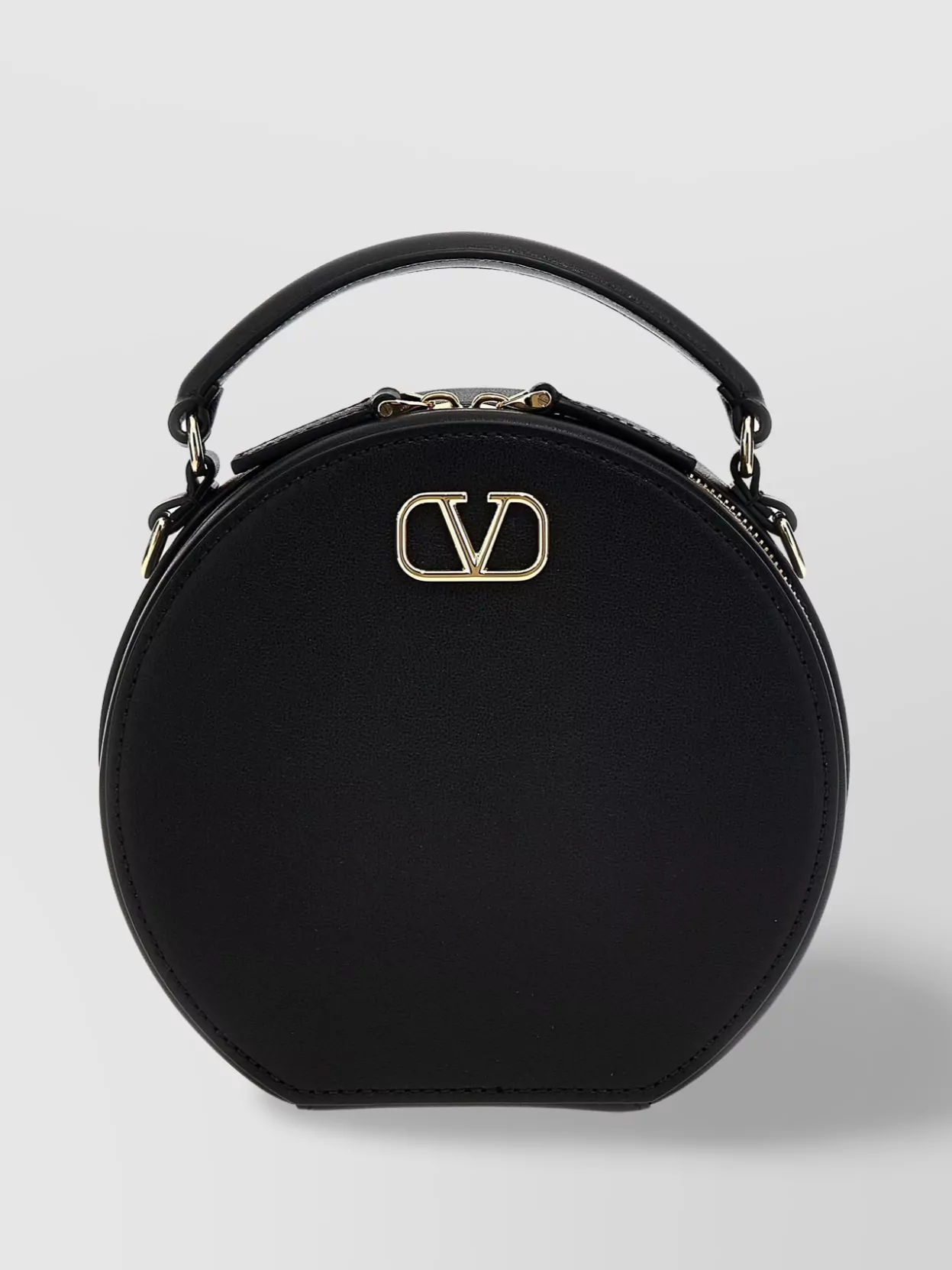 Valentino Garavani   Round shape top handle cross-body bag