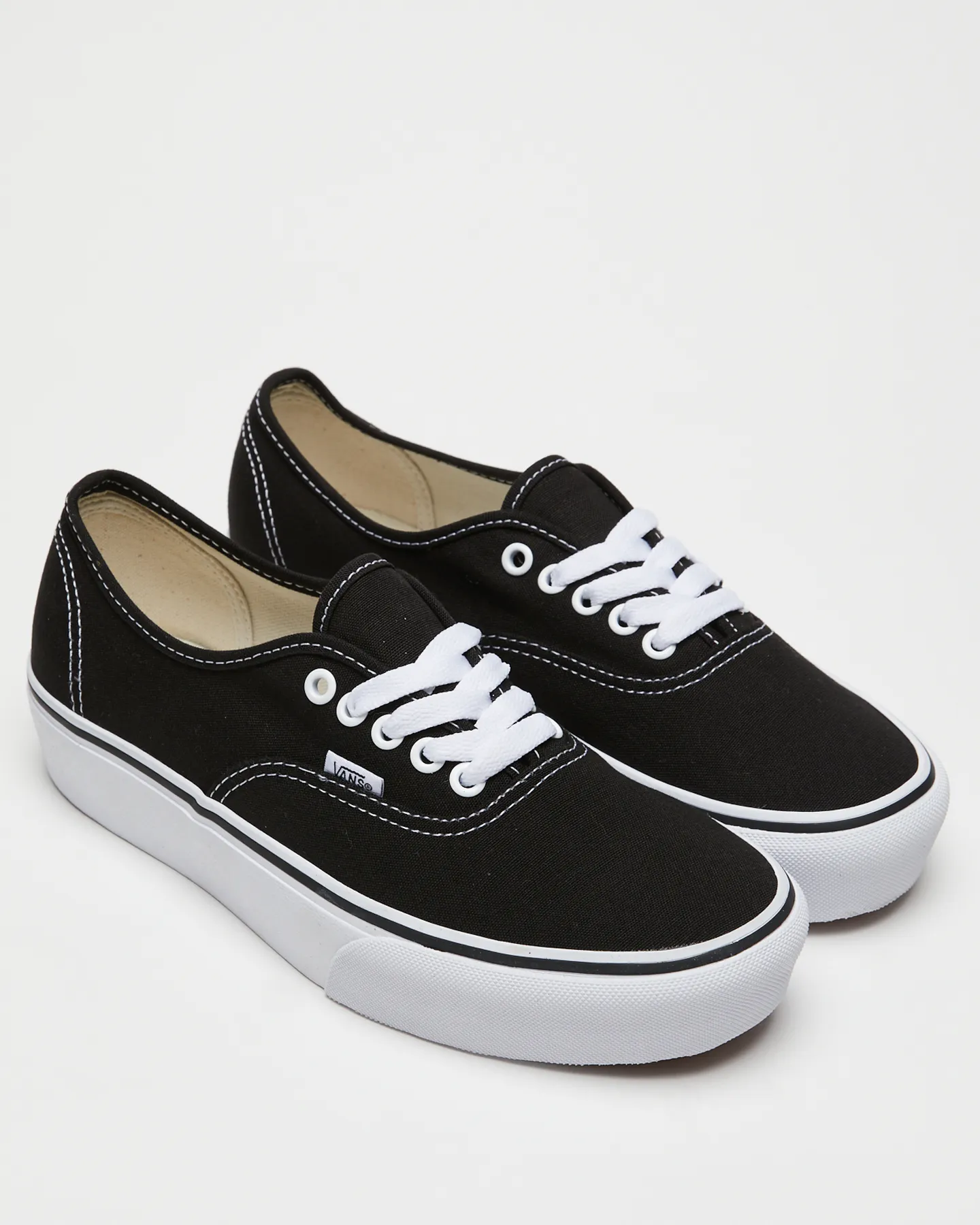 Vans Authentic Platform 2.0 - Black | SurfStitch