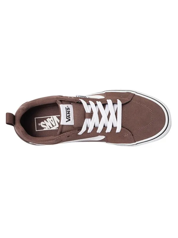 Vans Filmore Suede Trainers - Deep Taupe/White