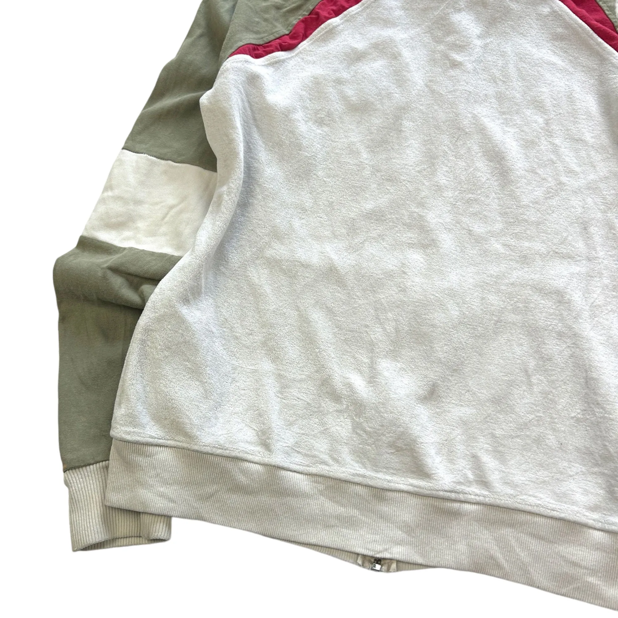 Vintage Dolce & Gabbana White Striped Hoodie Size L | Second Wave Vintage