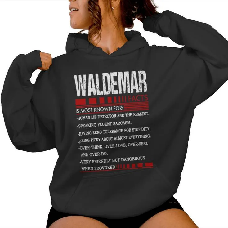 Waldemar Name Facts Last Name Waldemar Name Facts Family Name Women Hoodie