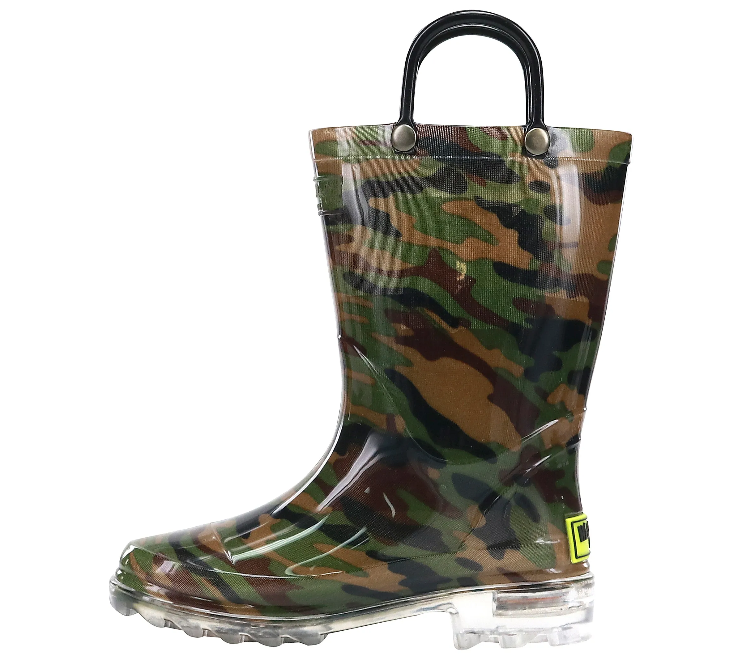 Western Chief Lighted PVC Camo Toddler Kids' (5-10) Rain Boot