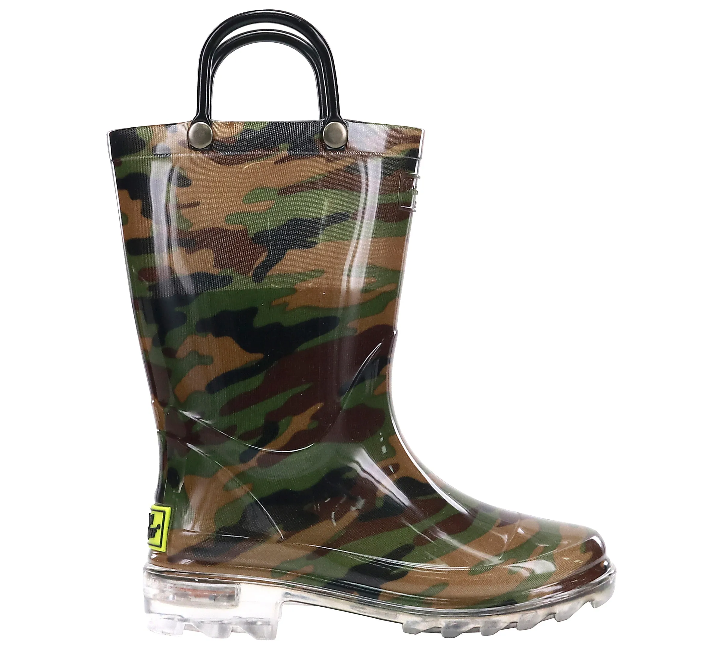 Western Chief Lighted PVC Camo Toddler Kids' (5-10) Rain Boot