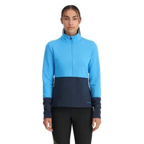 Womens Speed Fleece Half Zip - Aether Blue