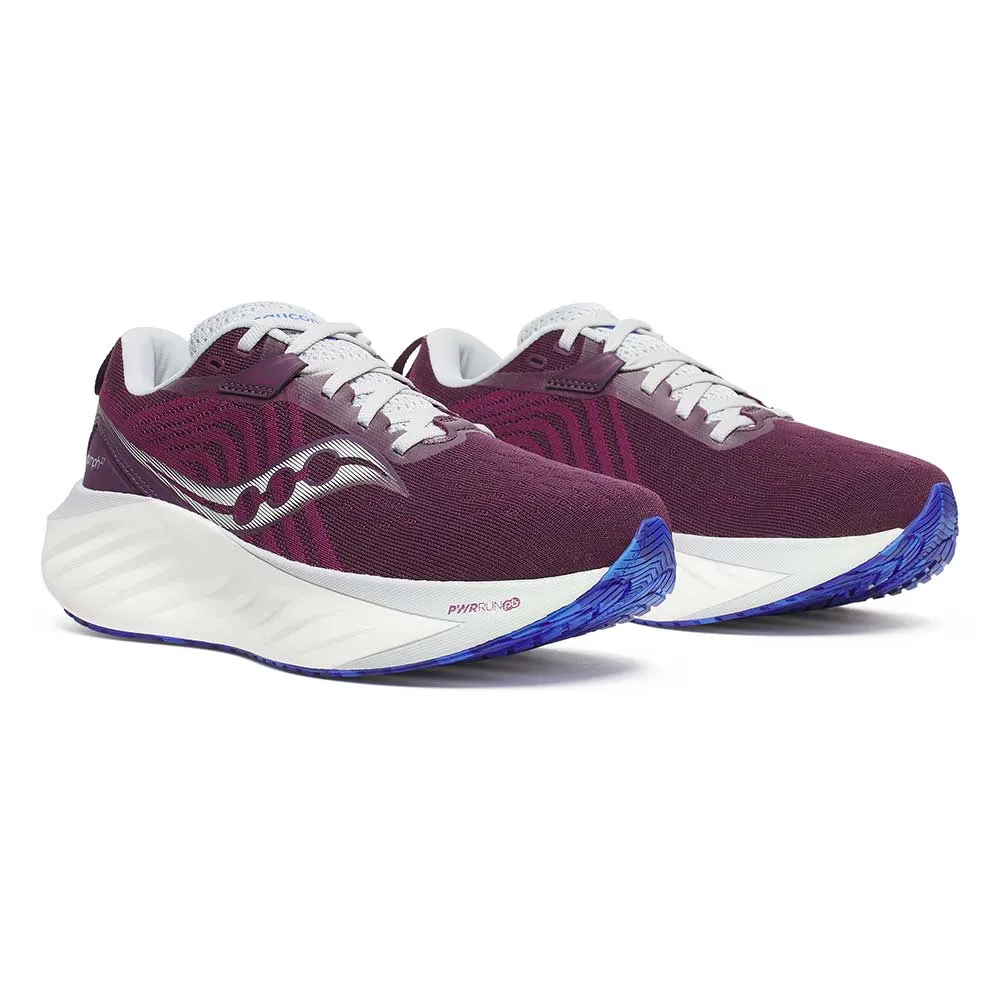 Women's Triumph 22 Running Shoe - Plum/Royal - Regular (B)