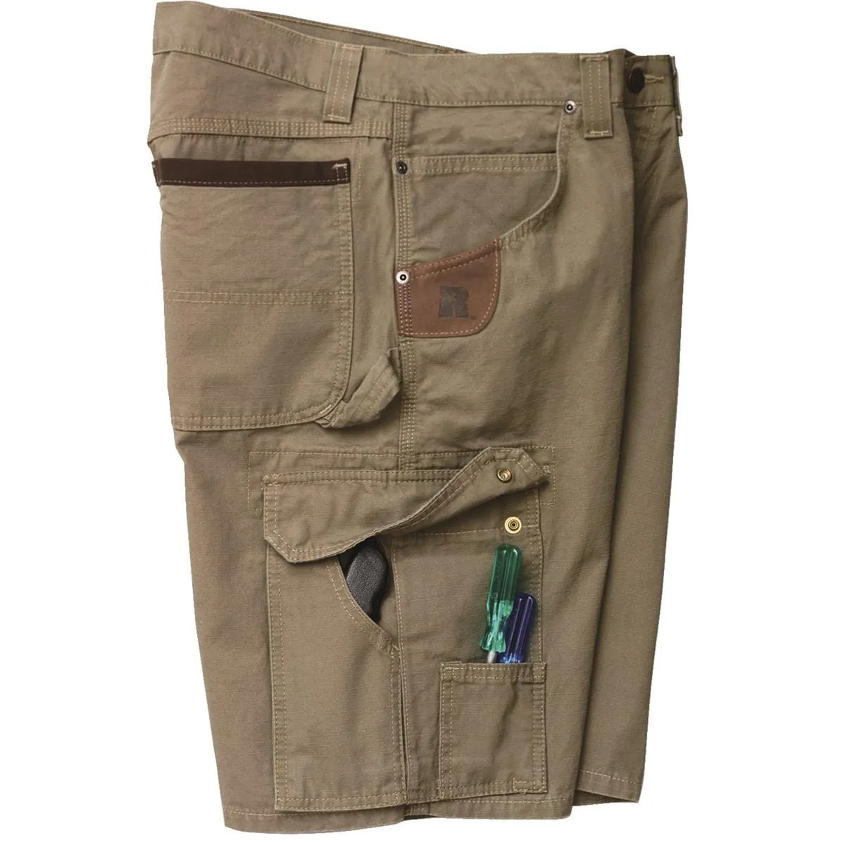 Wrangler Riggs Workwear Ripstop Ranger Cargo Shorts, Bark