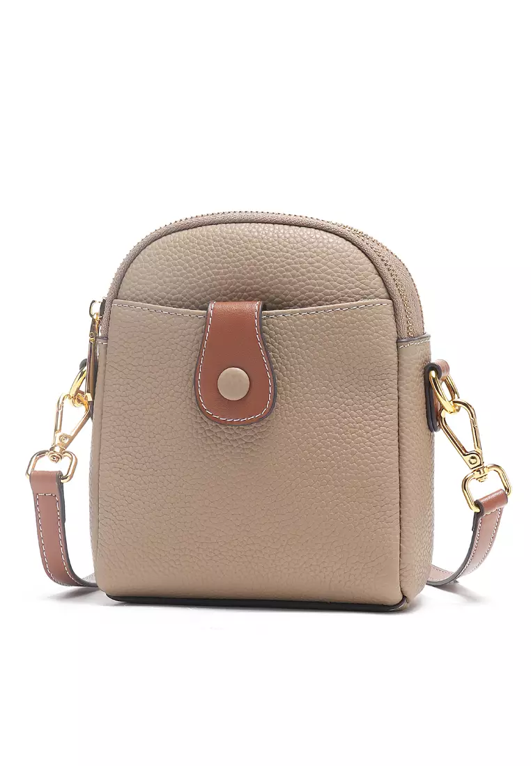 ZITIQUE Fashion grain leather lyric backpack