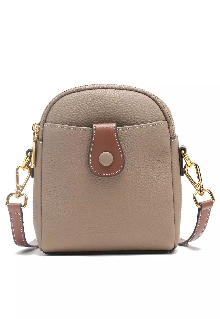 ZITIQUE Fashion grain leather lyric backpack