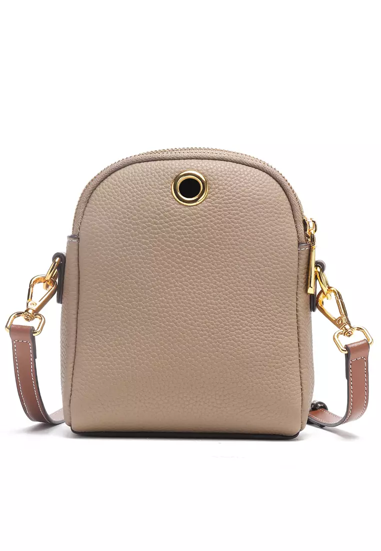 ZITIQUE Fashion grain leather lyric backpack